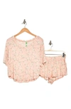 Honeydew Intimates Spring Fling Top & Shorts 2-piece Pajama Set In Daisy Floral