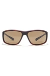 Nike 64mm  Adrenaline Modified Sunglasses In Matte Tortoise/ Brown