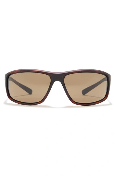 Nike 64mm  Adrenaline Modified Sunglasses In Matte Tortoise/ Brown