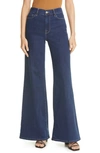 Frame Le Palazzo Wide Leg Jeans In Dalvin