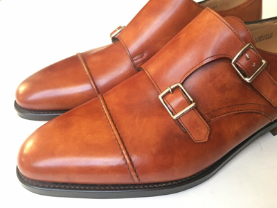 Pre-owned John Lobb William 2 Gold Museum Leather Double Monk Strap Uk 10.5 E, Us 11 $1500 In Brown