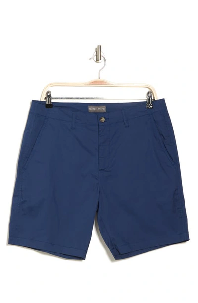 Slate & Stone Easy Chino Shorts In Royal Blue