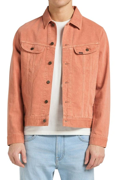 Lee Rider Denim Jacket In Rust