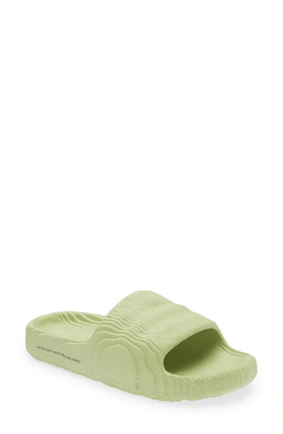 Adidas Originals Adilette 22 Sport Slide Sandal In Green
