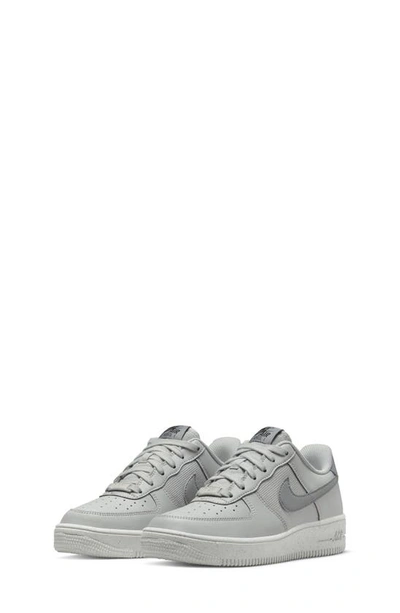 Nike Kids' Air Force 1 Crater Sneaker In Smoke Grey/ Ash Grey