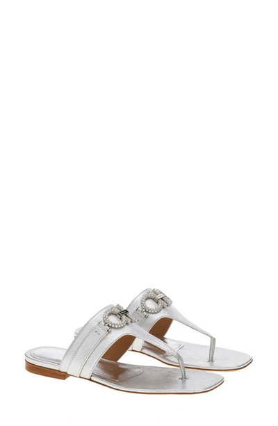 【SALVATORE FERRAGAMO】RIKIS SANDALS Salvatore Ferragamo $695 Women's Rikis Calfskin Gancini
