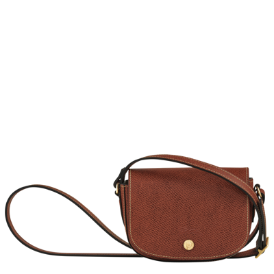 Longchamp Épure Small Leather Crossbody Bag In Brown