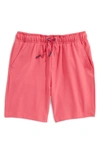 Vineyard Vines Kids' Performance Jetty Shorts In Sailors Red