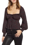 Afrm Isadora Corset Top In Multi Geo