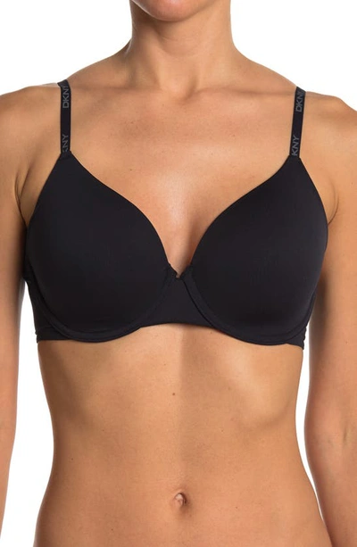 Dkny Underwire T-shirt Bra In Black