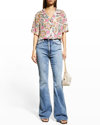 Rag & Bone Mare Floral Shirt In Whiteflr