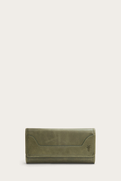 The Frye Company Melissa Wallet In Wild Sage