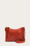 The Frye Company Melissa Zip Crossbody In Sandstone