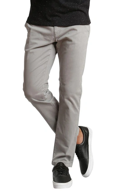 Mavi Jeans Zach Straight Leg Twill Pants In Shark Skin Twill