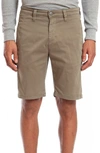 Mavi Jeans Jacob Twill Chino Shorts In Dusty Olive Sateen Twill
