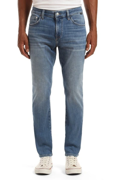 Mavi Jeans Matt Relaxed Fit Jeans In Light Brushed Feather Blue