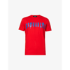 Dsquared2 Logo-print Crewneck Cotton-jersey T-shirt In Red