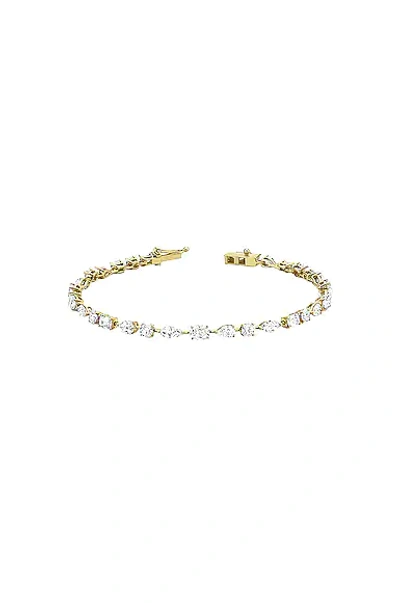 Logan Hollowell Diana Diamond Bracelet In Yellow Gold