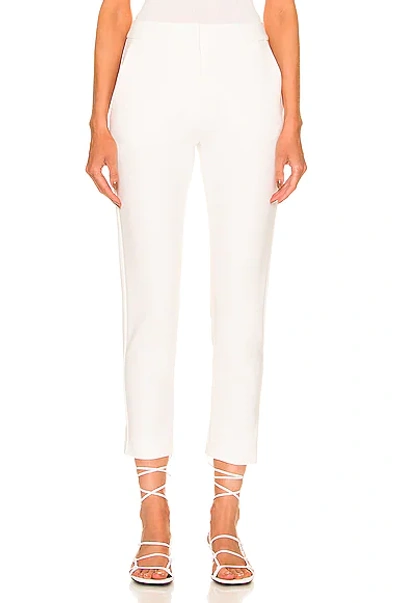 Max Mara Ladies Pegno Viscose Jersey Trousers In White