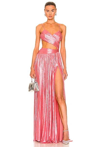 Retroféte Aglaia Dress In Pink