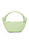 Bottega Veneta Double Knot Mini Bag In Pistachio & Silver