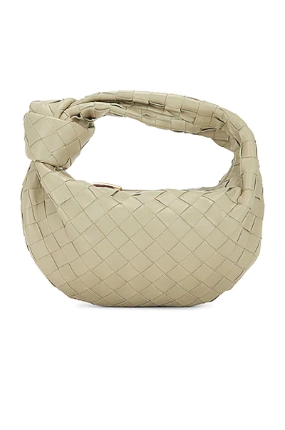 Bottega Veneta Mini Jodie Bag In Travertine & Gold