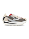 Stella Mccartney Reclypse Lace-up Sneakers In Beige Silver