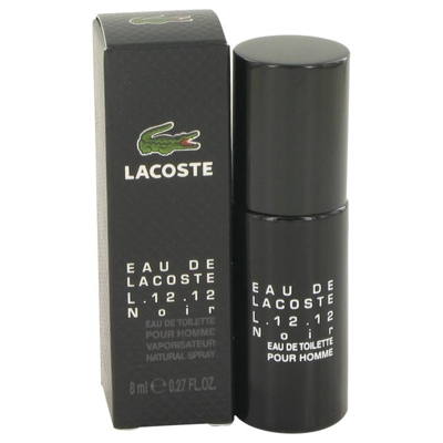 Lacoste Eau De  L.12.12 Noir By  Mini Edt Spray .27 oz In Black