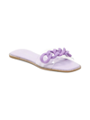 Ninety Union Women's Tampa Chain Link Vinyl Slides In Purple