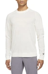 Nike Men's Tiger Woods Crewneck Sweatshirt In Summit White/black