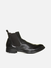 OFFICINE CREATIVE HIVE 007 LEATHER CHELSEA BOOTS