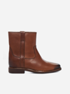 ISABEL MARANT SUSEE LEATHER ANKLE BOOTS