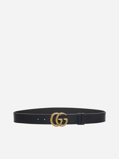 Gucci Gg Marmont Reversibile Leather Belt