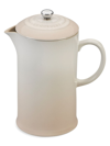 Le Creuset Stoneware French Press In Meringue