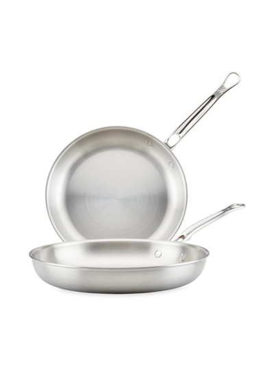 Hestan Insignia Thomas Keller 2-piece Sauté Pan Set In Silver