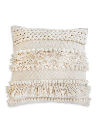 Pom Pom At Home Iman Handwoven Pillow & Insert In Ivory