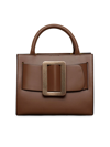 Boyy Small Bobby Leather Tote In Russet