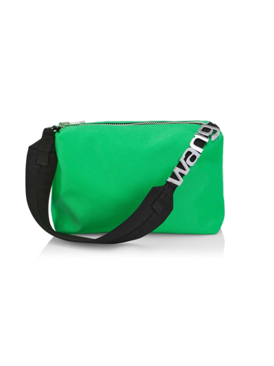 Alexander Wang Green Heiress Sport Shoulder Bag In Island Green 310
