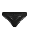 Honeydew Intimates Willow Lace Thong In Black