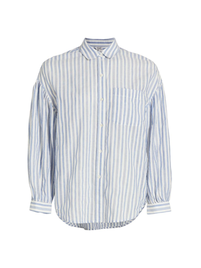 Rails Janae Oversized Striped Cotton Shirt In Multi