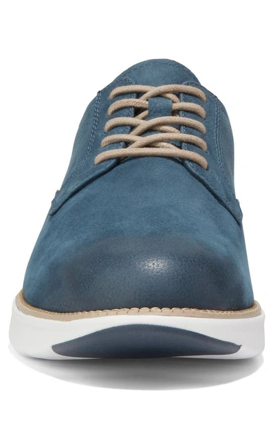 Cole Haan Grand Atlantic Derby In Moonlit Ocean/ Blanc