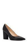 Nine West Cecilee Pump In Black Nappa