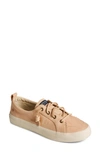 Sperry Crest Vibe Tumbled Leather Sneaker In Ivory