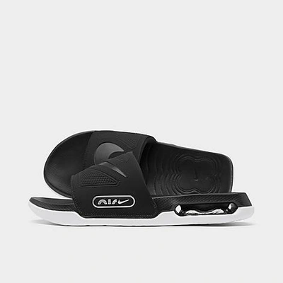 Nike Air Max Cirro Men's Slides In Black,metallic Silver,white,black