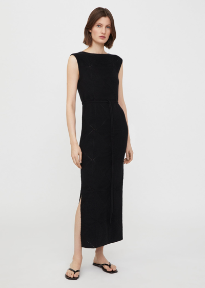 Totme Crochet Dress Black | ModeSens