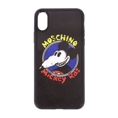 Moschino Mickey Rat Couture Capsule Chinese New Year Iphone X Case In Black