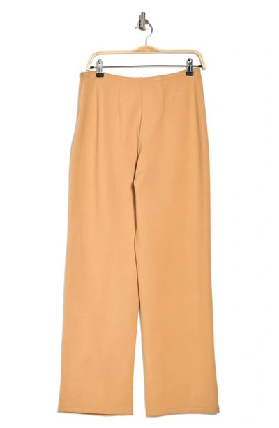 By Design Farah High Waist Wide Leg Pants In Iced Coffee