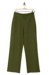 By Design Farah High Waist Wide Leg Pants In Rifle Green