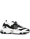 Philipp Plein Predator Vegan Trainer Leather Sneakers In White