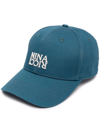 NINA RICCI LOGO-EMBROIDERED TWILL COTTON CAP